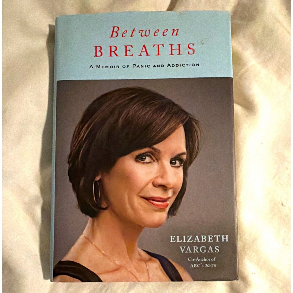 Between Breaths by Elizabeth Vargas Hardcover Memoir w/ Dust Jacket